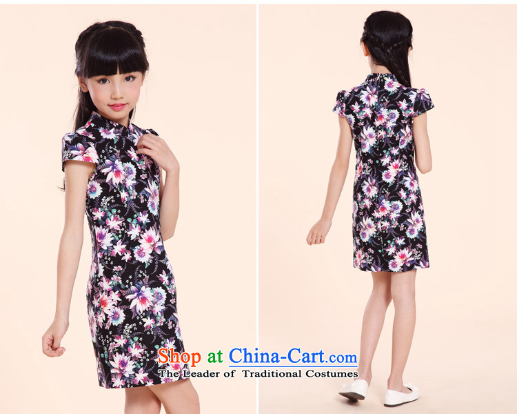 The Burkina found 2015 children's wear girls cheongsam dress qipao mother Summer Children cheongsam dress pure cotton China wind dark black 170 pictures, prices, brand platters! The elections are supplied in the national character of distribution, so action, buy now enjoy more preferential! As soon as possible.
