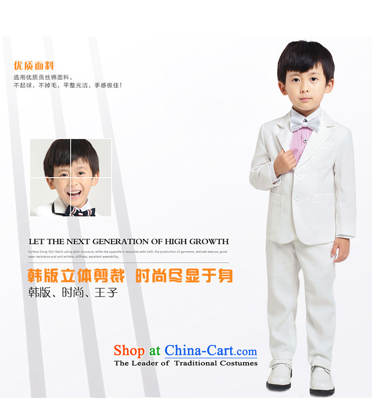 For rabbits children suit male Flower Girls dress children's wear new Korean version of large suit male half small children who wedding dress dress jacket white spring and autumn 140cm(135-145cm) white picture, prices, brand platters! The elections are supplied in the national character of distribution, so action, buy now enjoy more preferential! As soon as possible.