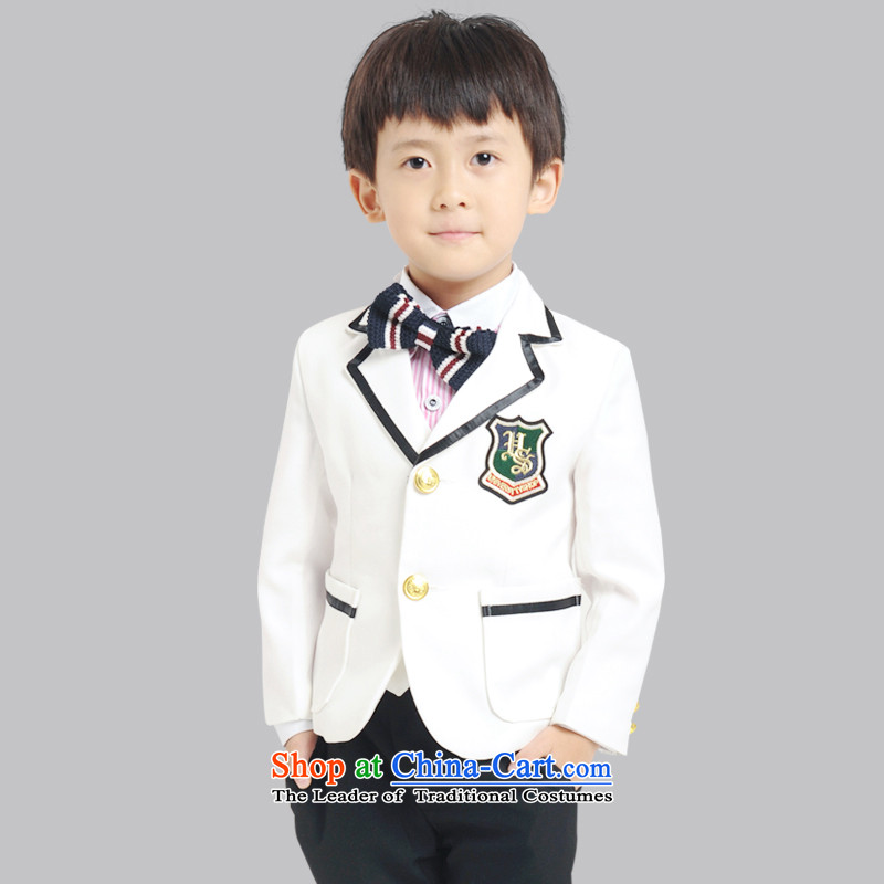For rabbits new b suits Korea packaged children small business suit Preppy Small Spring Blossoms' Dress Suit piano performances  for rabbits 140cm(135-145cm), white suit (qiaojiatu) , , , shopping on the Internet