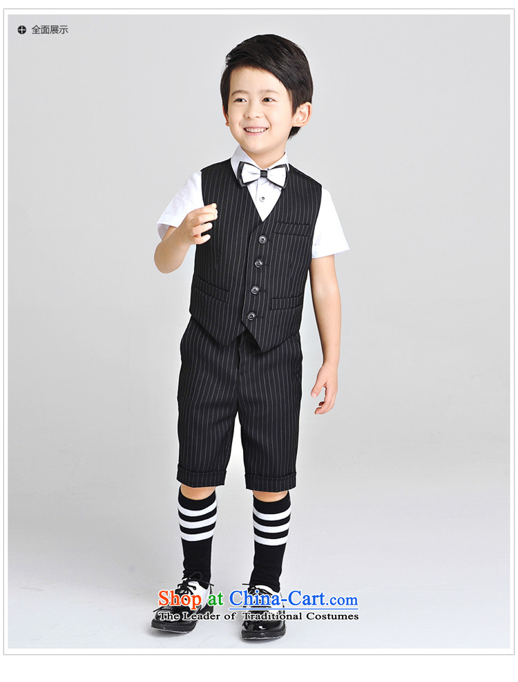 To celebrate Children's Day rabbits dress suit small boy Flower Girls wedding suit the new Korean children's wear dresses, a flower girls short-sleeved vest black 140cm(135-145cm) picture, prices, brand platters! The elections are supplied in the national character of distribution, so action, buy now enjoy more preferential! As soon as possible.