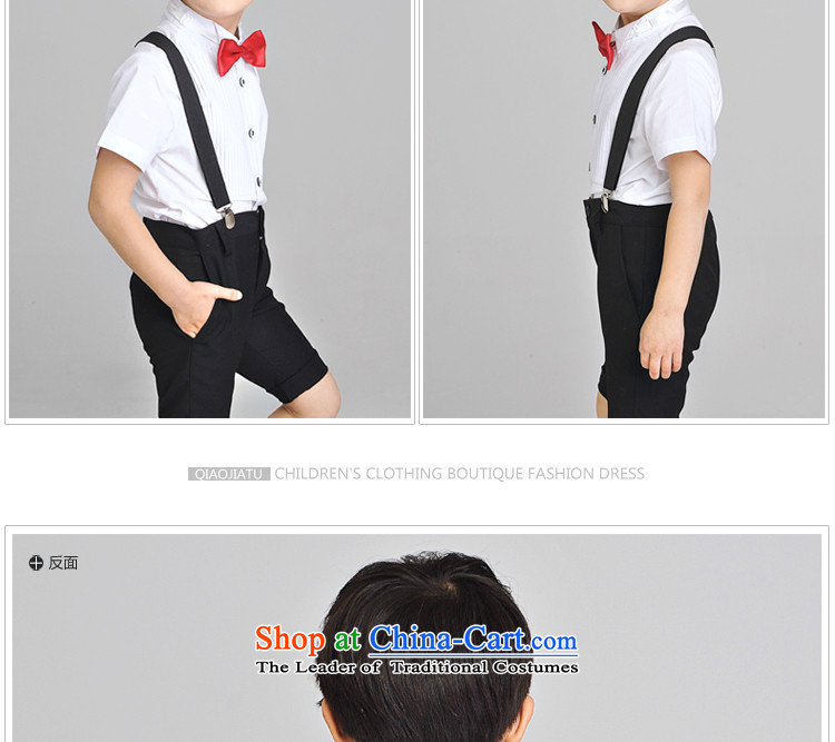 For Rabbits 610 children will boy wedding flower girls strap, graduated from the children's wear clothing short-sleeved Korean gentleman kit prince M032 black 140cm(135-145cm) spring and summer picture, prices, brand platters! The elections are supplied in the national character of distribution, so action, buy now enjoy more preferential! As soon as possible.