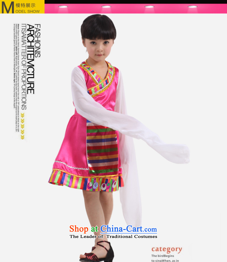 The Dream of the child will celebrate Arts Dance clothing will early childhood minority costumes and Tibetan girl in the red for 120CM-130CM MZY-0115 height picture, prices, brand platters! The elections are supplied in the national character of distribution, so action, buy now enjoy more preferential! As soon as possible.