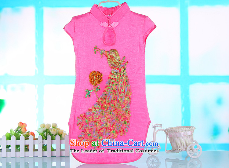 Children's Wear Skirts girls Princess Tang Gown cheongsam red spring and summer children's apparel girls dresses embroidered dress skirt 4689A baby pink 140 pictures, prices, brand platters! The elections are supplied in the national character of distribution, so action, buy now enjoy more preferential! As soon as possible.
