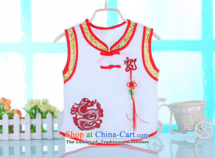 Children's Wear young boys to Tang dynasty Summer Children Pure Cotton Sleeveless Kit China wind baby Tang dynasty summer 4674A age white 100 pictures, prices, brand platters! The elections are supplied in the national character of distribution, so action, buy now enjoy more preferential! As soon as possible.