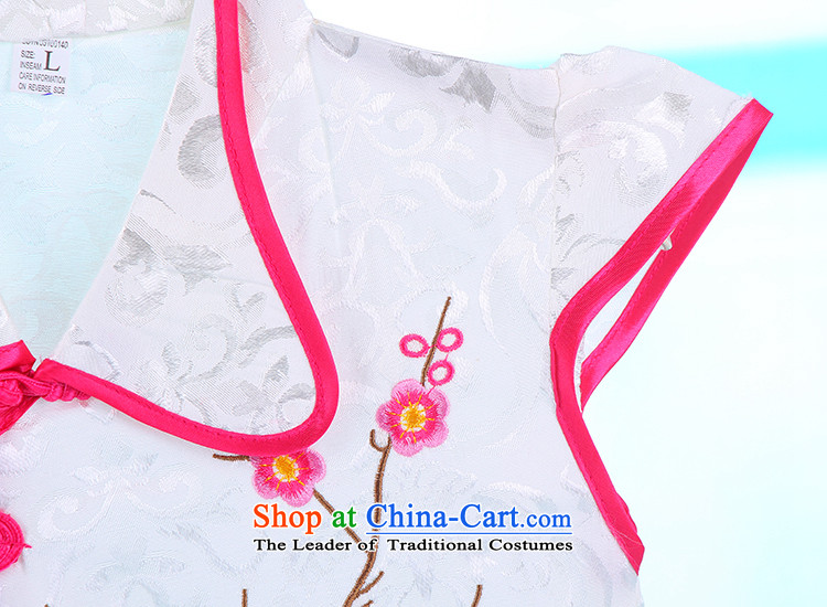 The new baby short-sleeved Tang Dynasty Package Summer Children of Ethnic Chinese Tang dynasty clothing improved girls Tang dynasty summer 4688A white 100 pictures, prices, brand platters! The elections are supplied in the national character of distribution, so action, buy now enjoy more preferential! As soon as possible.