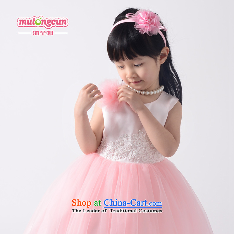 Bathing in the staff of the estates girls princess bon bon skirt summer age dress Haru-onna dresses Chumphon Fung skirt flower girl children will warmly welcomes 140cm, pink estate shopping on the Internet has been pressed.