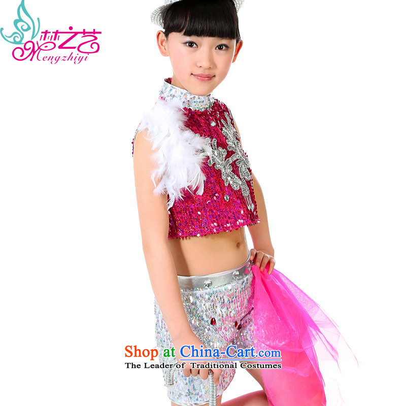 The Dream of the child will celebrate arts girl child care than women and children dance clothing jazz dance performances to new light skirt MZY-0252 chip in the red for the dream arts.... 140-150, shopping on the Internet