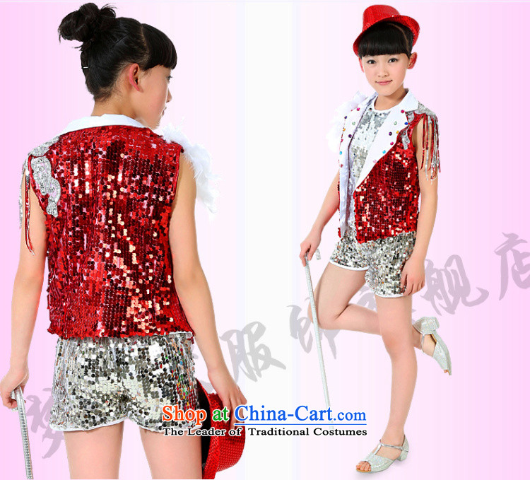 The Dream arts 61 children jazz dance costumes boy child care jazz dance dress street girls hip hop dance on model suitable for picture 140-150cm MZY-0263 red, prices, brand platters! The elections are supplied in the national character of distribution, so action, buy now enjoy more preferential! As soon as possible.