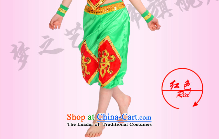 The dream of children of ethnic arts 610 costumes girl child care to children of ethnic minorities summer performances of the Manchurian MZY-0279 green red uniform trousers 140 pictures, prices, brand platters! The elections are supplied in the national character of distribution, so action, buy now enjoy more preferential! As soon as possible.
