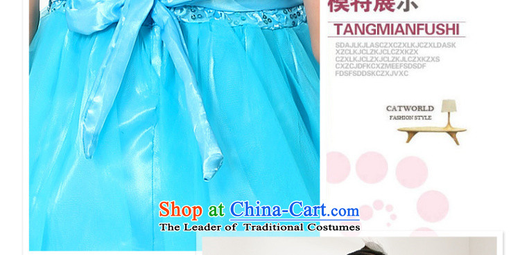 The Dream 61 Children Chorus of the arts costumes girl child care of ethnic dances performances services summer students skirts MZY-0272 light blue for pictures, prices, 150-160cm brand platters! The elections are supplied in the national character of distribution, so action, buy now enjoy more preferential! As soon as possible.