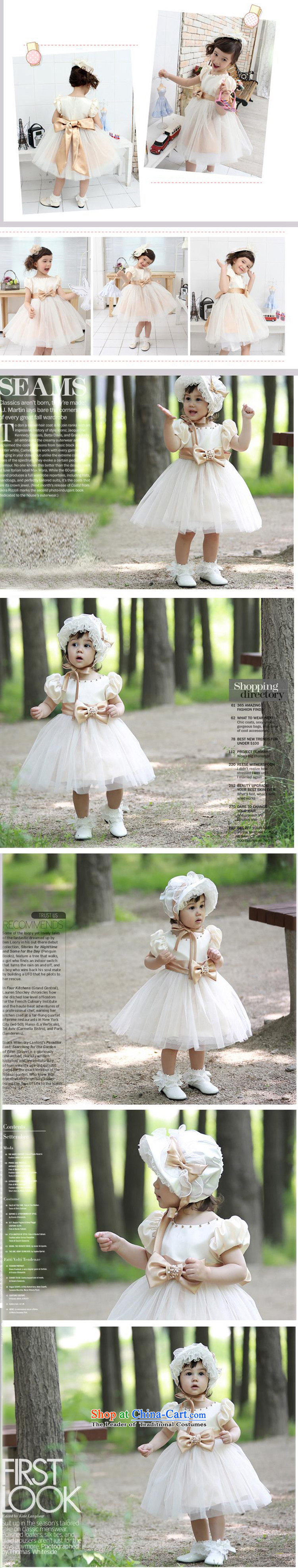  Children wedding princess anneyol skirt flower girl children dress suit your baby's age dress demo kit Flower Girls wedding champagne color 140 yards 130-140cm recommended high picture, prices, brand platters! The elections are supplied in the national character of distribution, so action, buy now enjoy more preferential! As soon as possible.