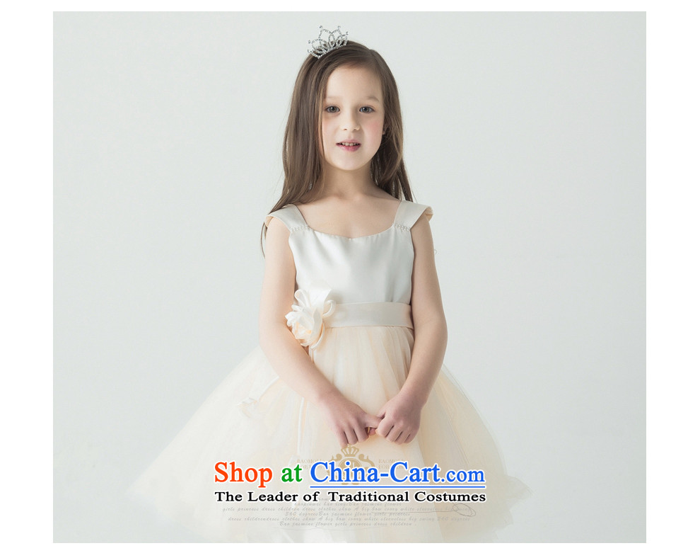 Jasmine 2015 New Po Children dress princess skirt girls piano performance services will fall of the persons chairing the children's wear dresses champagne color 150 - chest 76 custom image, prices, brand platters! The elections are supplied in the national character of distribution, so action, buy now enjoy more preferential! As soon as possible.