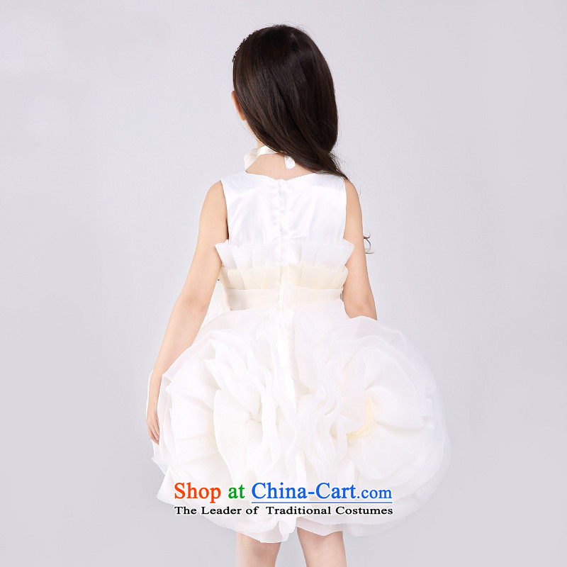 Each Princess skirt girls Ngai dress wedding dress princess skirt dress skirts children dresses Summer 2015 new children's wear white 110 per ngai (joli) , , , shopping on the Internet