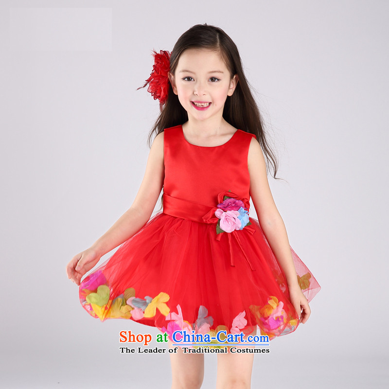 Each Ngai girls for summer 2015 new child dresses princess skirt vest dress bon bon skirts summer 61 will dress red 160, Every Ngai (joli) , , , shopping on the Internet
