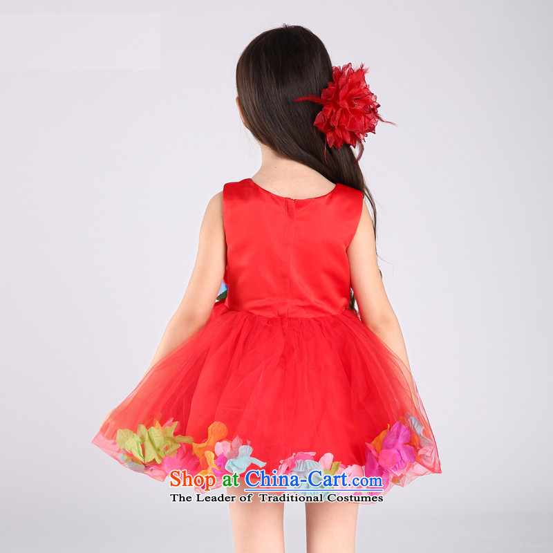 Each Ngai girls for summer 2015 new child dresses princess skirt vest dress bon bon skirts summer 61 will dress red 160, Every Ngai (joli) , , , shopping on the Internet