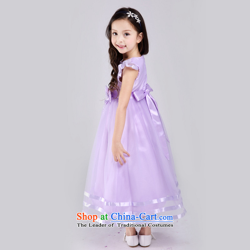 Each Princess skirt girls Ngai dress suits skirts Summer Children dress skirt wedding dress princess skirt light violet 100 per ngai (joli) , , , shopping on the Internet