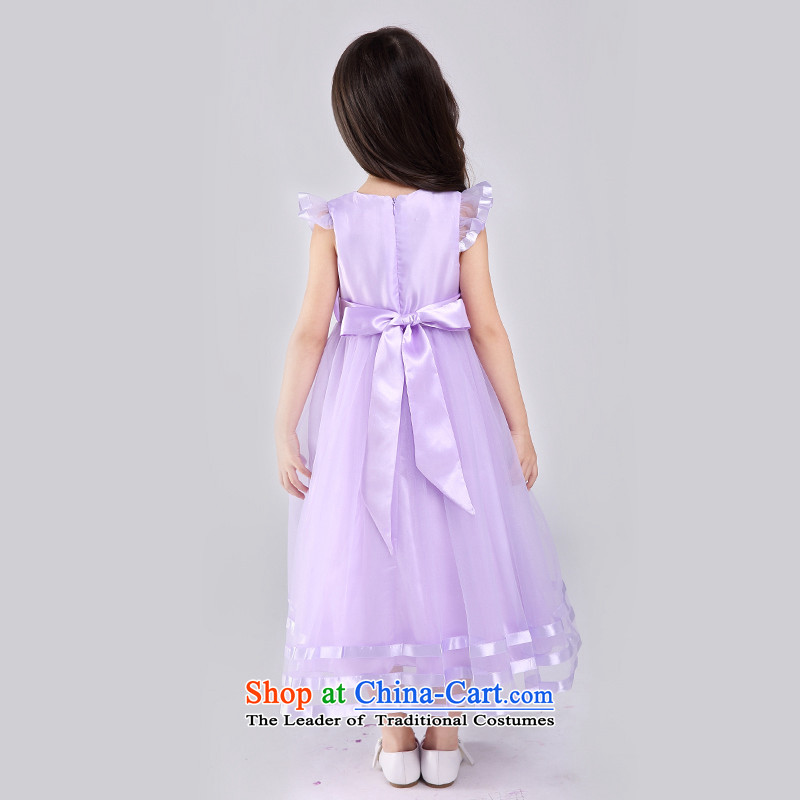 Each Princess skirt girls Ngai dress suits skirts Summer Children dress skirt wedding dress princess skirt light violet 100 per ngai (joli) , , , shopping on the Internet