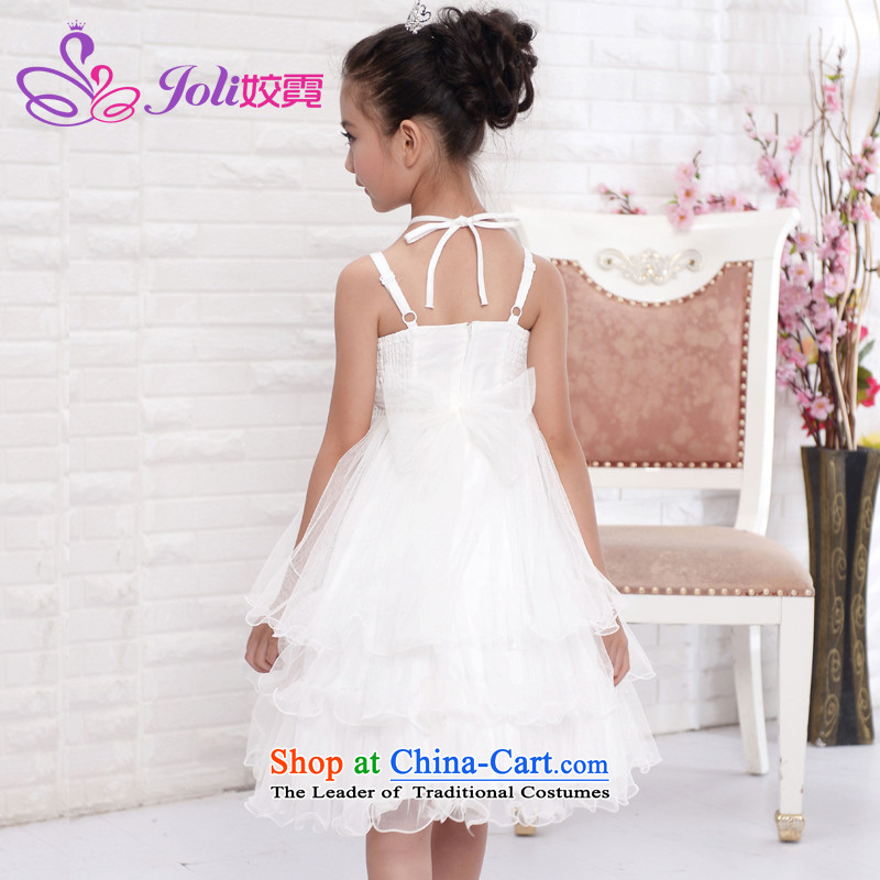Each Princess skirt girls Ngai girl children's apparel will Flower Girls dress 2015 Summer girls princess skirt white 160 per ngai (joli) , , , shopping on the Internet