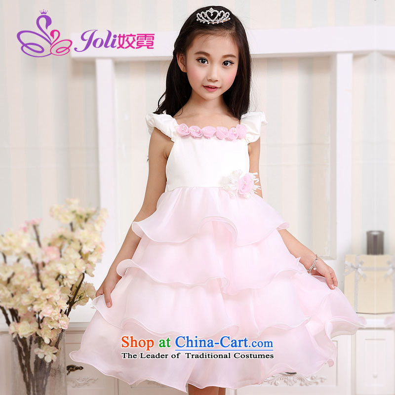 Each Princess skirt girls Ngai girl children's apparel will Flower Girls dress 2015 Summer girls princess skirt pink 160 per ngai (joli) , , , shopping on the Internet