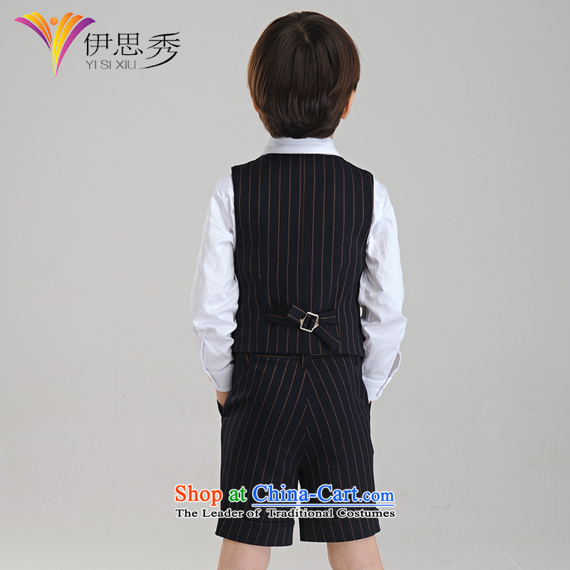 Miss Cyd spring and summer league of new child dress vest Kit Flower Girls dress boy student choir will celebrate services hosted a service M1008 Striped Shorts, a kit of 160 Cisco-soo (yisixiu) , , , shopping on the Internet
