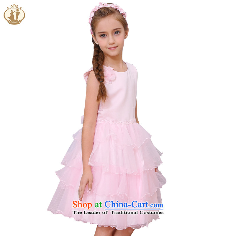 Tien Po 2015 new dress skirt hosted a skirt children dress dresses fine manually staple PEARL PINK 135cm, hundreds pleated skirts Tien Bo (nimble) , , , shopping on the Internet
