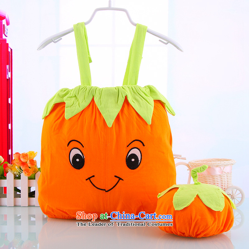 Summer baby styling Doha Yi cute style cartoon-yi-persimmons children climb short-Pure Cotton he yi yi 90 Al 3242B persimmons point and shopping on the Internet has been pressed.