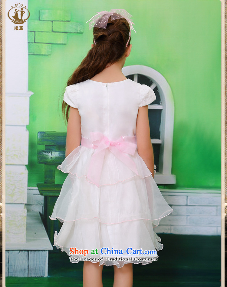 Tien Po new spring and summer 2015 girls princess skirt wedding dress children dress skirt cuhk child short-sleeved dresses m white/red 135cm pictures in the, prices, brand platters! The elections are supplied in the national character of distribution, so action, buy now enjoy more preferential! As soon as possible.