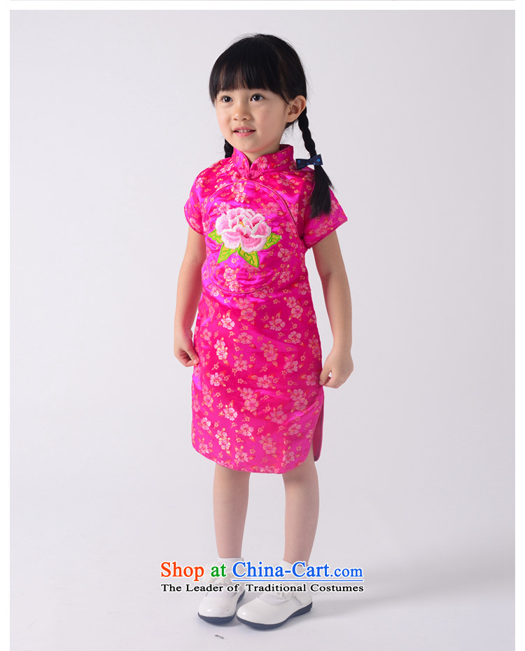 Bathing in the staff of the estates girls qipao Summer Children Tang dynasty 2015 Original Chinese clothing kids 61 Show Services large red 140cm photo, prices, brand platters! The elections are supplied in the national character of distribution, so action, buy now enjoy more preferential! As soon as possible.