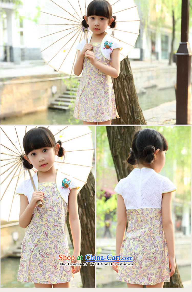 Yoshikuni ya 2015 Summer new women's children's wear qipao CUHK China wind dance performances to dress retro embroidery dresses GQ15023767 pink 140 pictures, prices, brand platters! The elections are supplied in the national character of distribution, so action, buy now enjoy more preferential! As soon as possible.
