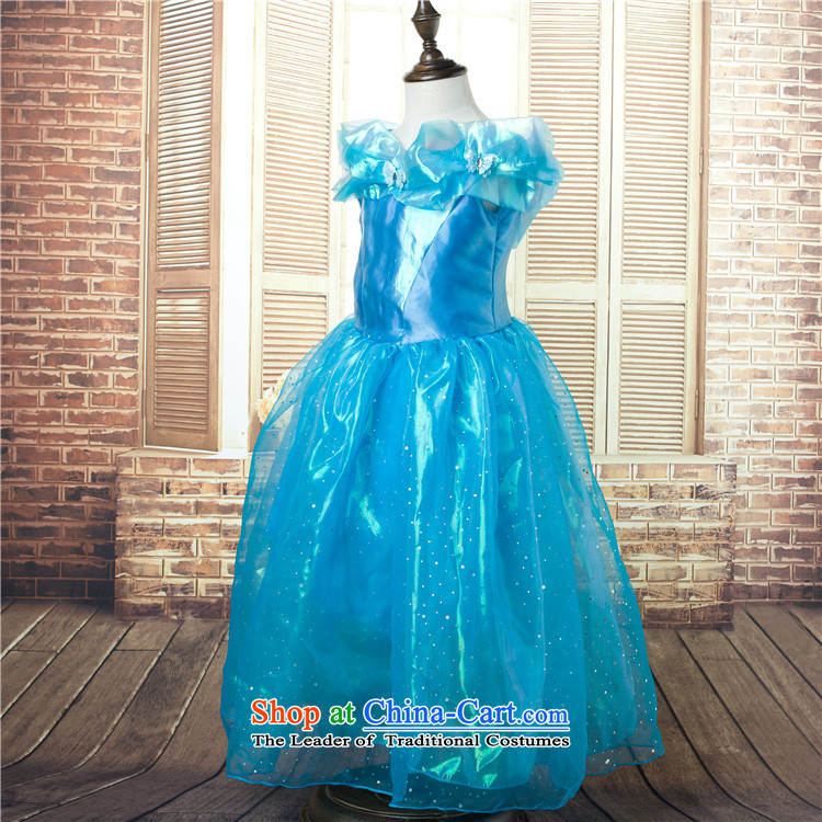 In accordance with the purchase of new 2015, hundreds of Cinderella children dress snow and ice princess Qi Yuan skirt short-sleeved bon bon dresses children Christmas costumes and dress skirts blue dress + Crowne Plaza 3-piece set 140 pictures, prices, brand platters! The elections are supplied in the national character of distribution, so action, buy now enjoy more preferential! As soon as possible.