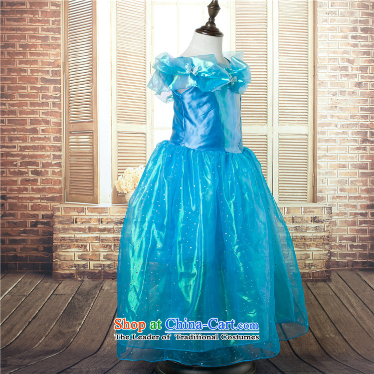 In accordance with the purchase of new 2015, hundreds of Cinderella children dress snow and ice princess Qi Yuan skirt short-sleeved bon bon dresses children Christmas costumes and dress skirts blue dress + Crowne Plaza 3-piece set 140 pictures, prices, brand platters! The elections are supplied in the national character of distribution, so action, buy now enjoy more preferential! As soon as possible.