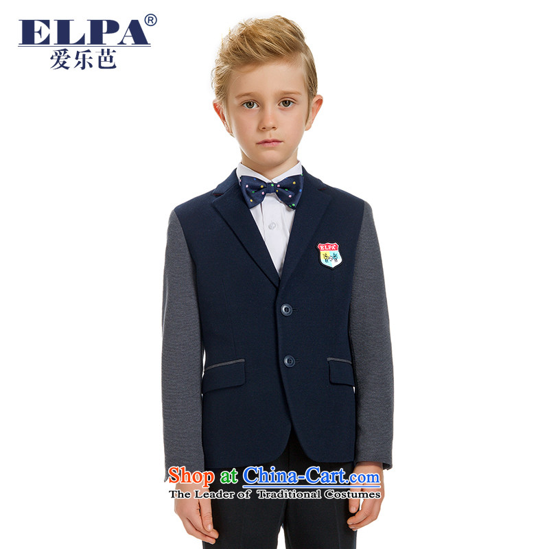 The autumn 2015 new ELPA children Boys School Uniform stitching small business suit Flower Girls will dress NXB0032 NXB0032 175