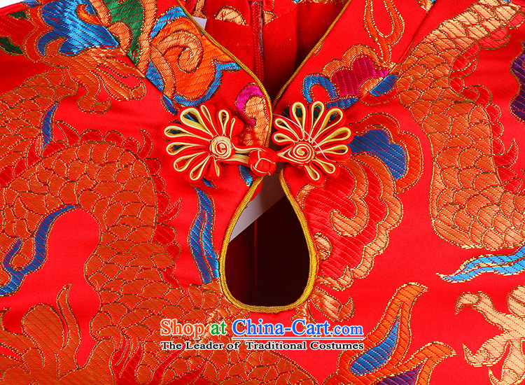 China wind the new girls qipao BABY CHILDREN Tang dynasty princess skirt dress guzheng performances dress spring and summer 4635 Red 140 pictures, prices, brand platters! The elections are supplied in the national character of distribution, so action, buy now enjoy more preferential! As soon as possible.