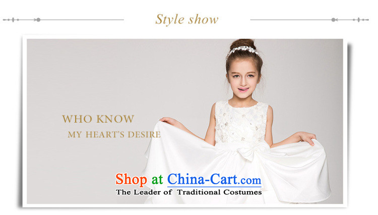 The girl child dresses Summer 2015 new children's wear skirts Princess Bow Tie celebrate Children's Day dress performances bon bon skirt white 150 pictures, prices, brand platters! The elections are supplied in the national character of distribution, so action, buy now enjoy more preferential! As soon as possible.