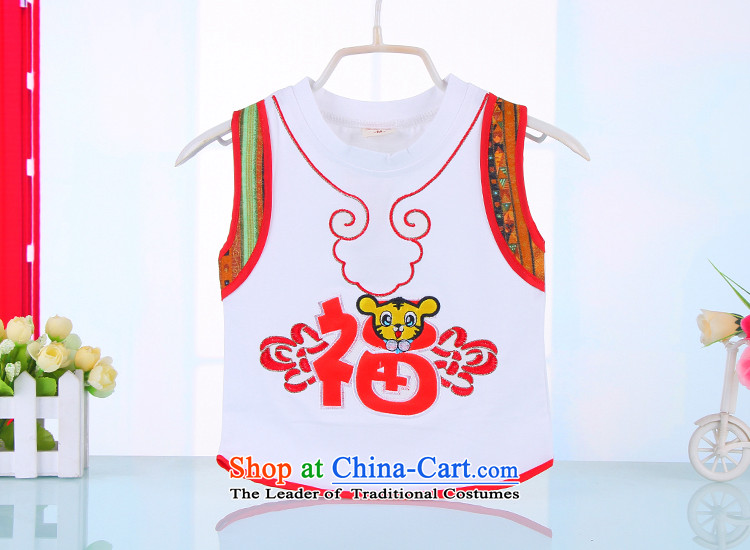 Tang Dynasty Children Summer infant national Tang Dynasty Package your baby boy age two kits short-sleeved gown 4646th white 80 pictures, prices, brand platters! The elections are supplied in the national character of distribution, so action, buy now enjoy more preferential! As soon as possible.