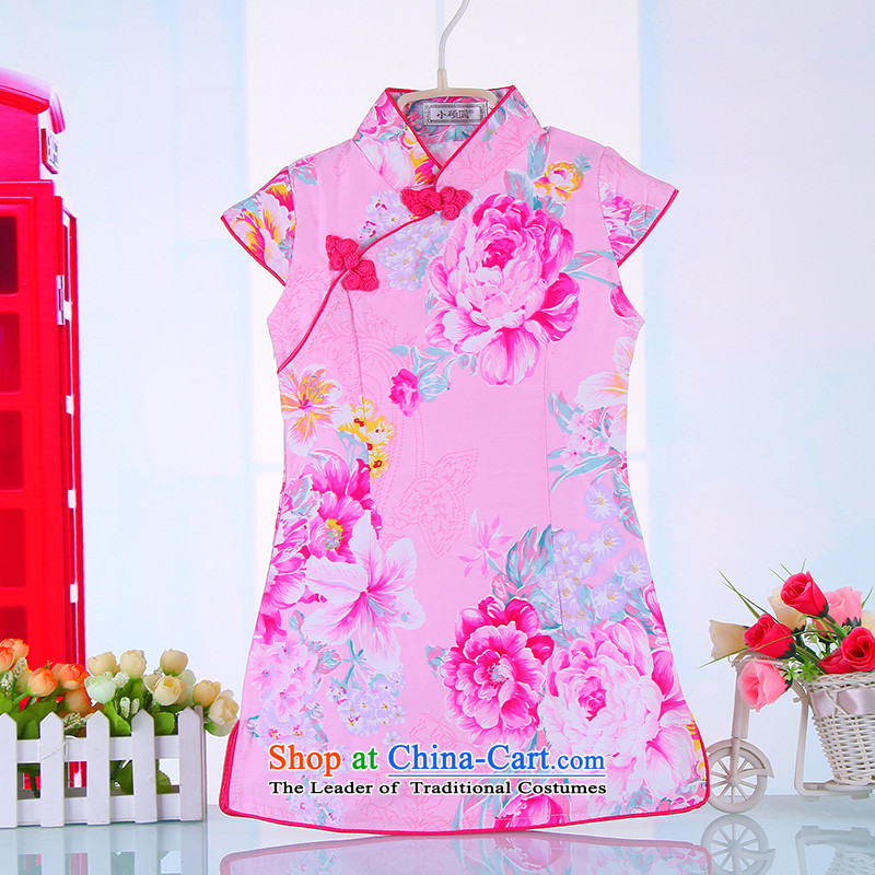 Summer boutique-old baby girl babies cotton blended cloth robes girls aristocratic ocean air Tang dynasty China wind girls 4000 White 140 Bunnies Dodo xiaotuduoduo) , , , shopping on the Internet