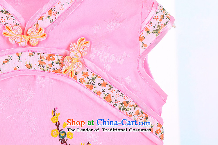 2015 Children Tang dynasty China Happy baby girl wa light summer silk Jacquard Pipe Sleeveless Tang dynasty4009 rose 100 pictures, prices, brand platters! The elections are supplied in the national character of distribution, so action, buy now enjoy more preferential! As soon as possible.