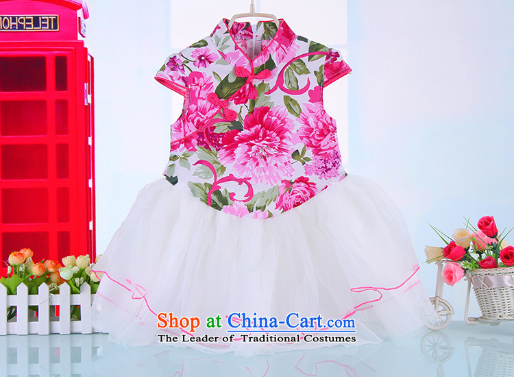 61 2015 female Children Summer gift of new wind retro jacquard bon bon dresses baby qipao 4510 rose 100 pictures, prices, brand platters! The elections are supplied in the national character of distribution, so action, buy now enjoy more preferential! As soon as possible.