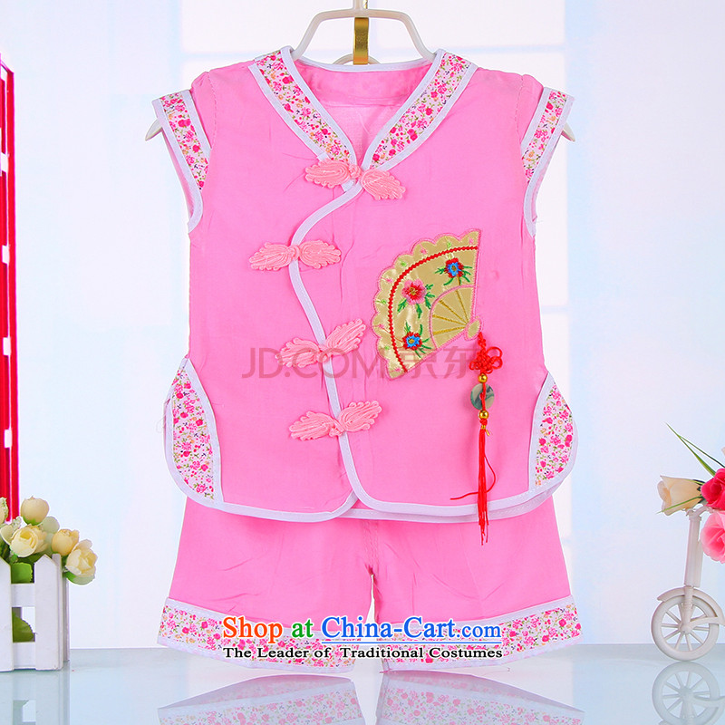 Summer 2015 new girls Tang Dynasty Package your baby clothes summer gown Chinese children for summer 4511 rose 73 small and Dodo xiaotuduoduo) , , , shopping on the Internet