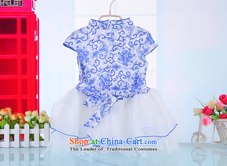 Children's Wear 15 summer girls dresses children of ethnic princess skirt baby cheongsam dress porcelain dress 4524th blue 110 pictures, prices, brand platters! The elections are supplied in the national character of distribution, so action, buy now enjoy more preferential! As soon as possible.