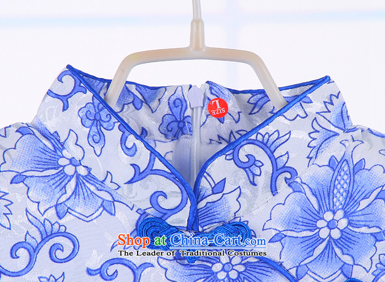 Mr Tang dynasty qipao children girls cotton qipao princess skirt guzheng will baby porcelain pure cotton cheongsam blue 90 pictures, prices, brand platters! The elections are supplied in the national character of distribution, so action, buy now enjoy more preferential! As soon as possible.