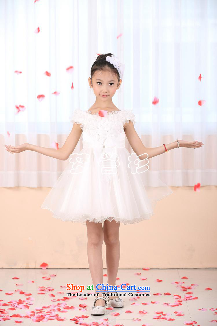 Dream of the girl child, the Netherlands largest renowned piano costumes children princess skirt white wedding dress bon bon flower children's wear bridesmaid dress singing violin t go to Flower Show white 135cm30 code picture, prices, brand platters! The elections are supplied in the national character of distribution, so action, buy now enjoy more preferential! As soon as possible.