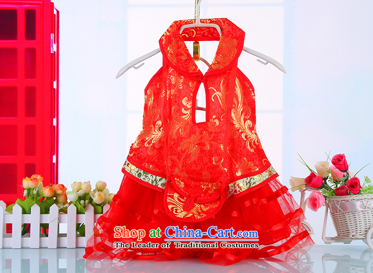 Lift the back of the girl child was also mount kit skirt baby Tang Chinese Tang dynasty improved child Tang dynasty China wind summer 4658) red 100 pictures, prices, brand platters! The elections are supplied in the national character of distribution, so action, buy now enjoy more preferential! As soon as possible.