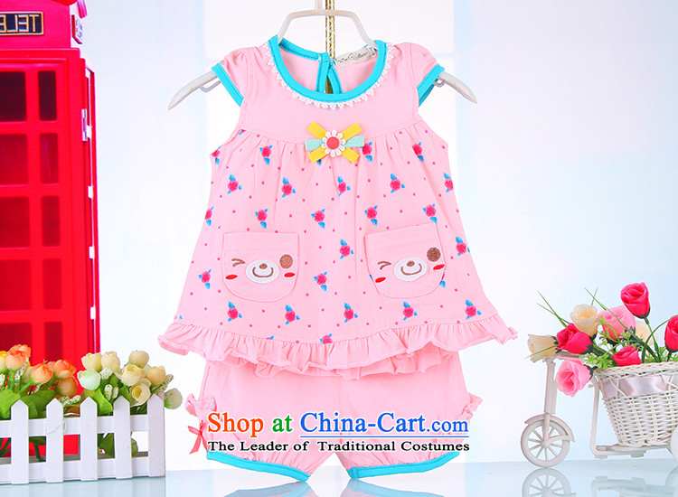 Children's wear girls short-sleeve kit summer infant summer clothing Children Summer Children aged 0-1 2-3 female babies summer 4,442 Gray Photo 100cm, prices, brand platters! The elections are supplied in the national character of distribution, so action, buy now enjoy more preferential! As soon as possible.