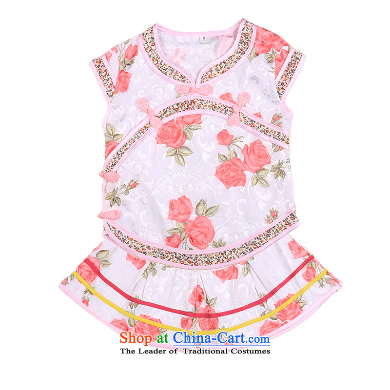 Tang Dynasty girls playmate dresses children's wear your baby princess skirts CUHK short-sleeved summer 61 children's entertainment services 4,655 Red?100