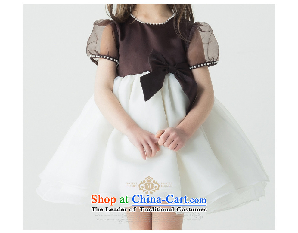 Po Jasmine children evening dresses girls autumn princess skirt banquet dress flower girls marry her dress and show services customized small Beige Brown + 130 - chest waist 66 Picture 69., prices, brand platters! The elections are supplied in the national character of distribution, so action, buy now enjoy more preferential! As soon as possible.