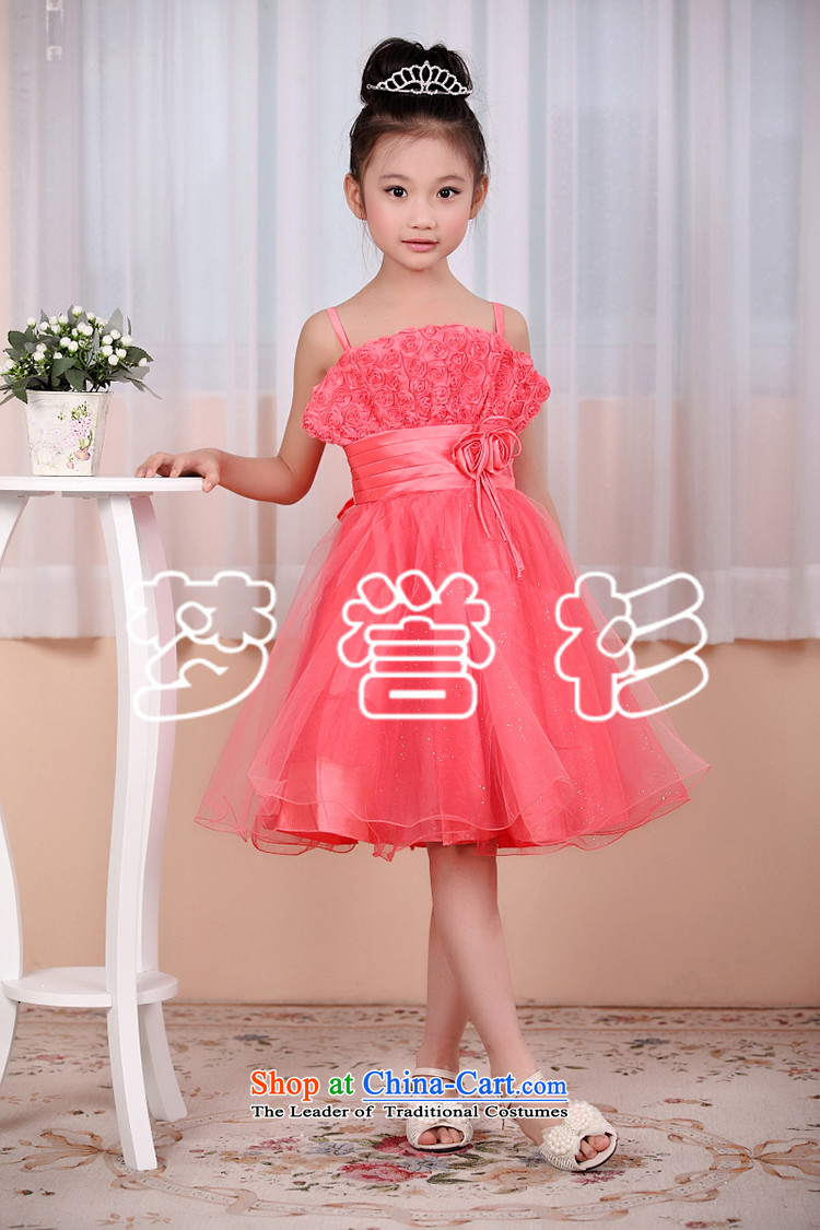 Goodwill Visit to the Netherlands Flower Girls and women to children's wear dresses princess skirt Korean bon bon wedding strap white watermelon red small girls singing dance performances for clothing Toastmaster of watermelon red 150-155cm34 code picture, prices, brand platters! The elections are supplied in the national character of distribution, so action, buy now enjoy more preferential! As soon as possible.