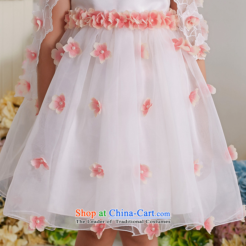 Yamazaki said Princess skirts QIRAFA Flower Girls dress skirt 2015 Summer new Children's dress code 5140 pink, Miyazaki Lhoba nationality 140 Flower (QIRAFA) , , , shopping on the Internet
