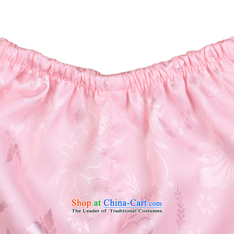 Tang Dynasty children Tang dynasty baby girl cheongsam damask Siu Fung fairy boy shorts, short-sleeved packaged New Concert 4665 summer clothing pink 100 pictures, prices, brand platters! The elections are supplied in the national character of distribution, so action, buy now enjoy more preferential! As soon as possible.