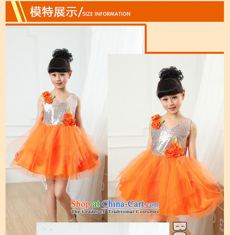 61. Children performances princess skirt dress girls theatrical performances services Flower Girls dress wedding dress princess skirt girls Orange 130 pictures, prices, brand platters! The elections are supplied in the national character of distribution, so action, buy now enjoy more preferential! As soon as possible.